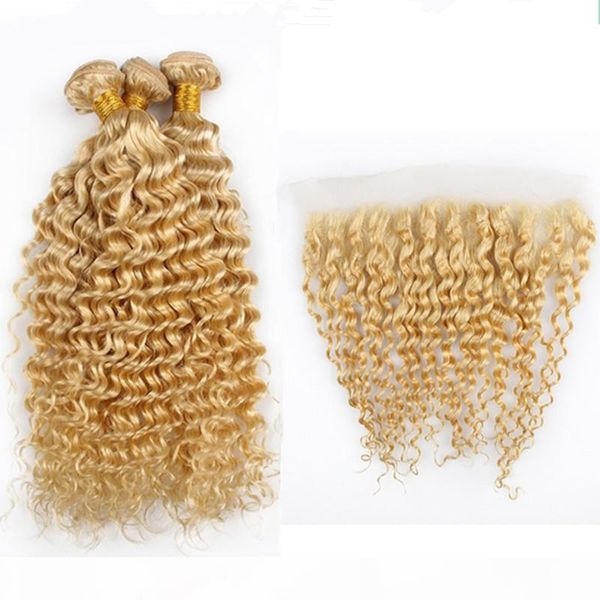virgin brazilian blonde human hair 3bundles with frontal deep wave wavy #613 blonde 13x4 lace frontal closure with weaves extensions, Black;brown
virgin brazilian blonde human hair 3bundles with frontal deep wave wavy #613 blonde 13x4 lace frontal closure with weaves extensions, Black;brown