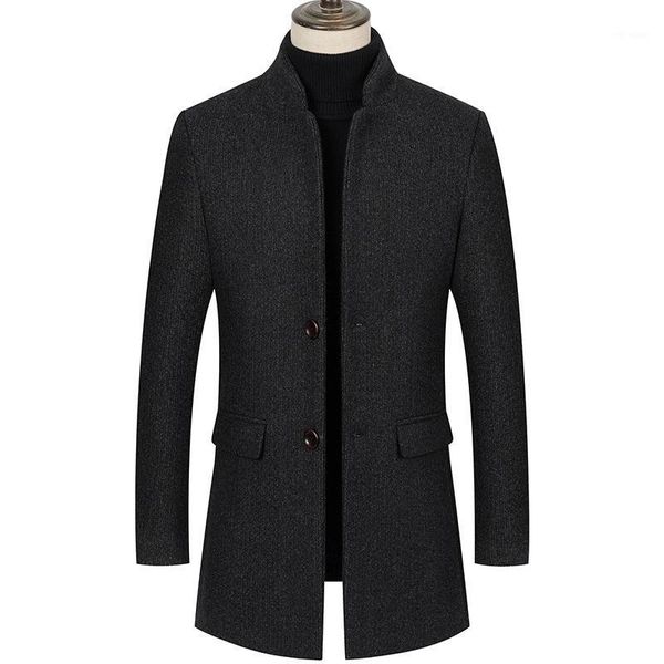 winter new men's long trench coats 2020 brand mandarin collar men wool jacket slim fit1, Tan;black
winter new men's long trench coats 2020 brand mandarin collar men wool jacket slim fit1, Tan;black