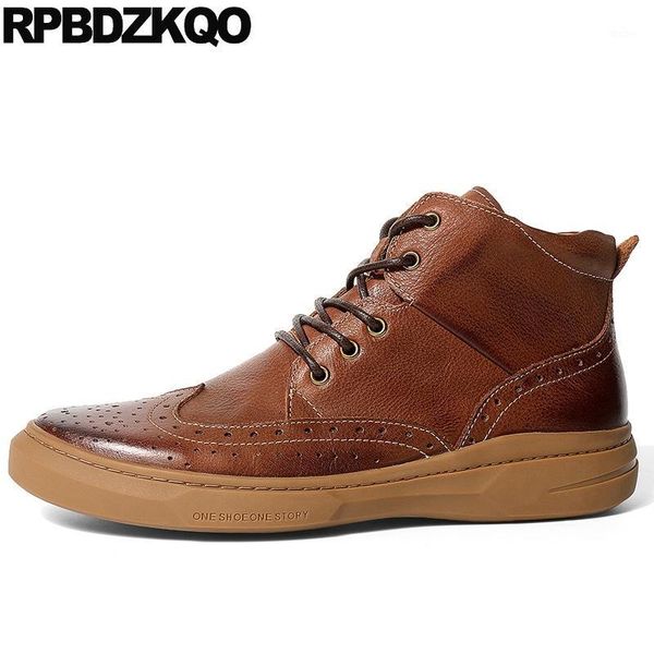 booties short fall full grain leather boots brogue black men 2020 genuine flat autumn lace up shoes comfortable wingtip brown1
booties short fall full grain leather boots brogue black men 2020 genuine flat autumn lace up shoes comfortable wingtip brown1