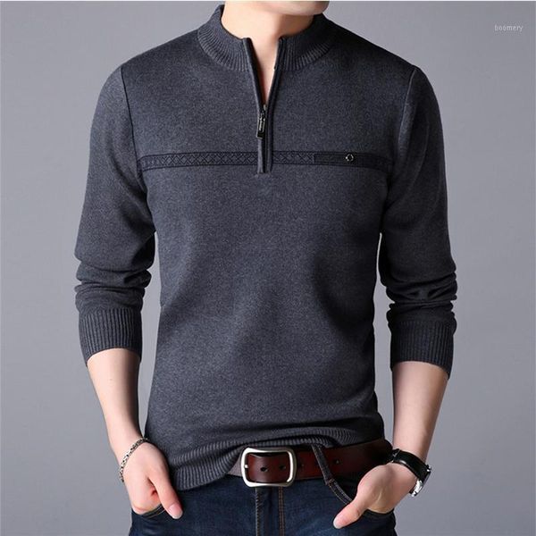 men winter sweater fashion male leisure pullover o-neck half zipper jersey hombre thicken knitted sweter youth slim pull homme1, White;black
men winter sweater fashion male leisure pullover o-neck half zipper jersey hombre thicken knitted sweter youth slim pull homme1, White;black