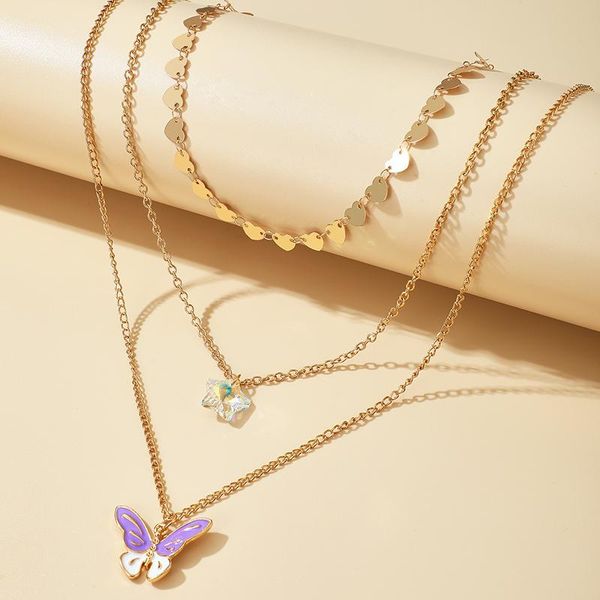tocona bohemian butterfly pendant necklace for women shiny rhinestone star multilayer gold color wafer tassel jewelry gift 15731, Silver
tocona bohemian butterfly pendant necklace for women shiny rhinestone star multilayer gold color wafer tassel jewelry gift 15731, Silver