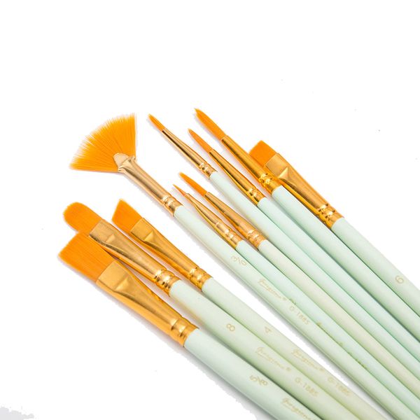 bird language series 10 sticks gouache watercolor brush nylon hair propylene oil paint brush set school educational supplies, Black;red
bird language series 10 sticks gouache watercolor brush nylon hair propylene oil paint brush set school educational supplies, Black;red
