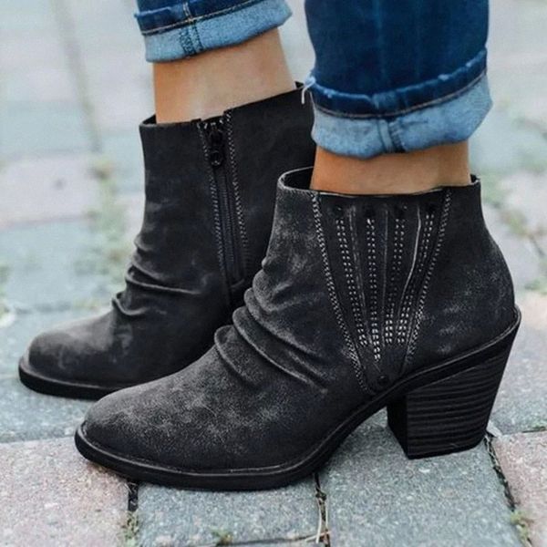 women boots shoes 2020 autumn winter mid heel short boots ladies casual shoes zipper platform chunky ankle dropshipping #0a6z, Black
women boots shoes 2020 autumn winter mid heel short boots ladies casual shoes zipper platform chunky ankle dropshipping #0a6z, Black