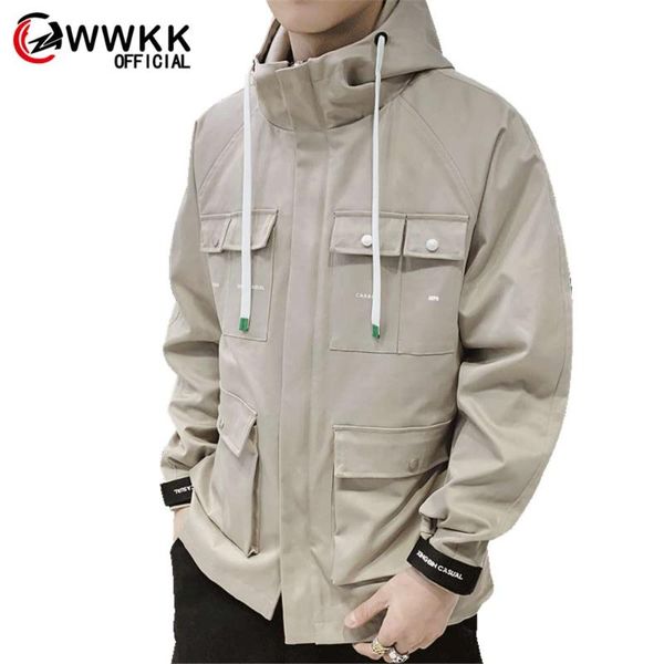 men's jackets wwkk windbreaker casual spring autumn lightweight jacket 2021 male arrival hooded zipper up waterproof outwear, Black;brown
men's jackets wwkk windbreaker casual spring autumn lightweight jacket 2021 male arrival hooded zipper up waterproof outwear, Black;brown
