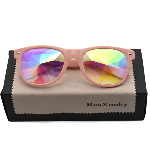 sunglasses 2021 pink rainbow square for men women edm light diffraction futuristic rave festival, White;black
sunglasses 2021 pink rainbow square for men women edm light diffraction futuristic rave festival, White;black