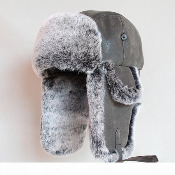 winter bomber hats vintage russian ushanka caps men women faux fur trapper hat pu leather wind proof earflap trooper hats t191022, Blue;gray
winter bomber hats vintage russian ushanka caps men women faux fur trapper hat pu leather wind proof earflap trooper hats t191022, Blue;gray