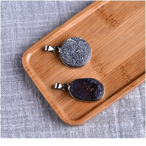 1pc stylish color plating rainbow charms pendant teardrop titaium druzy charm for earringsnecklace jewelry 1pc jllann, Black
1pc stylish color plating rainbow charms pendant teardrop titaium druzy charm for earringsnecklace jewelry 1pc jllann, Black
