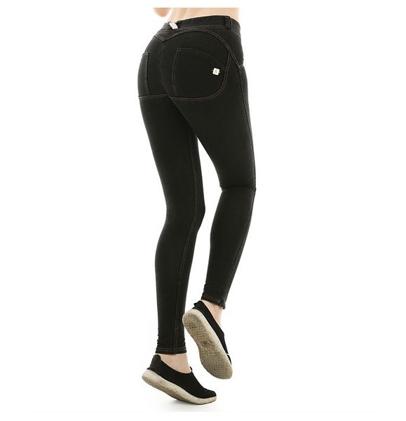 women spandex leggings black pants new women's sports yoga trousers jeans version of the buttocks exercise pants high elasticity, Black;white
women spandex leggings black pants new women's sports yoga trousers jeans version of the buttocks exercise pants high elasticity, Black;white