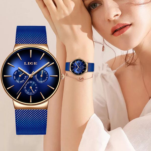 lige new fashion women watches ladies brand luxury creative dial sport quartz watch for women blue waterproof bracelet watch 201116, Slivery;brown
lige new fashion women watches ladies brand luxury creative dial sport quartz watch for women blue waterproof bracelet watch 201116, Slivery;brown