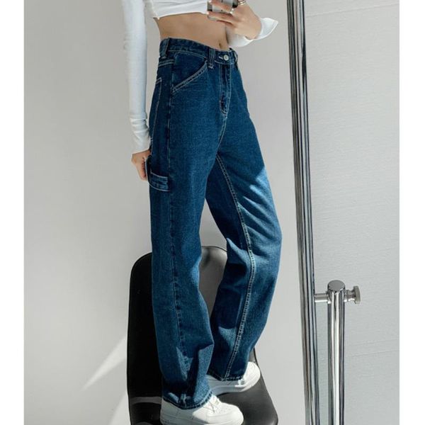europe high street high waist jeans women wild loose straight leg pants wide leg trousers fashion fashion women 2021 1rf3, Blue
europe high street high waist jeans women wild loose straight leg pants wide leg trousers fashion fashion women 2021 1rf3, Blue