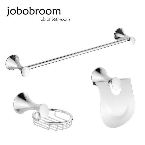 jobobroom bathroom hardware set and chrome color bathroom accessories 60cm towel bar and soap dish toilet paper holder
jobobroom bathroom hardware set and chrome color bathroom accessories 60cm towel bar and soap dish toilet paper holder