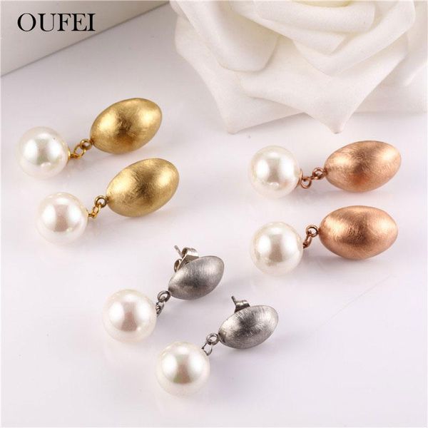 oufei rose gold pearl drop earrings for women stainless steel jewelry woman accessories charms earings fashion jewelry, Silver
oufei rose gold pearl drop earrings for women stainless steel jewelry woman accessories charms earings fashion jewelry, Silver