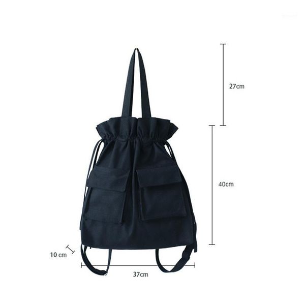 backpack canvas bag women's fashion japanese literary students drawstring backpack1
backpack canvas bag women's fashion japanese literary students drawstring backpack1