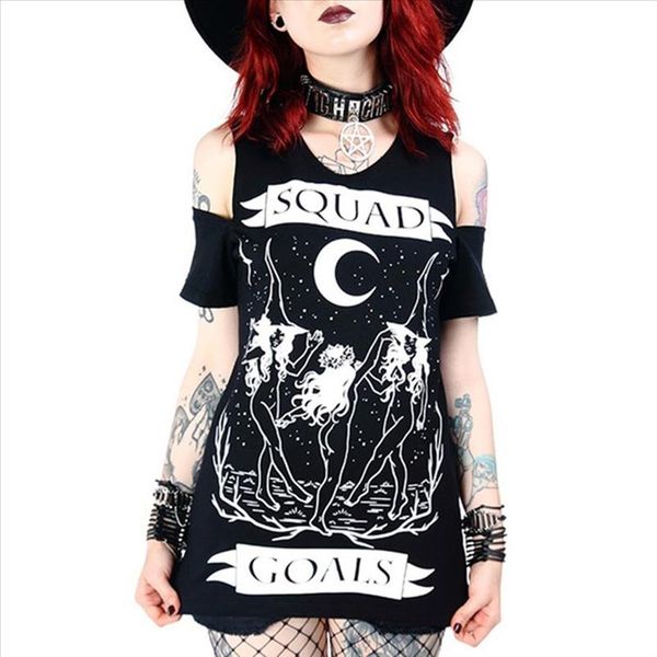 womens blouse gothic punk moon print off shoulder short sleeve blouse ladies witch party dark shirts girls blouse g8, White
womens blouse gothic punk moon print off shoulder short sleeve blouse ladies witch party dark shirts girls blouse g8, White