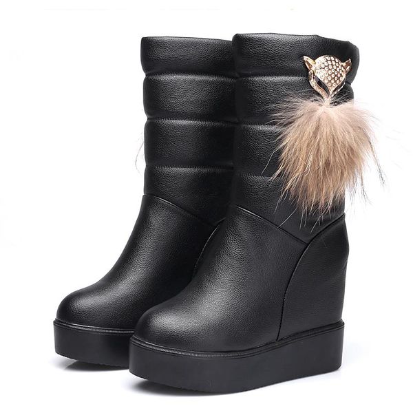 shoes boots women new 2020 australia plush winter footwear round toe lolita snow fur mid calf ladies high heel lace-up, Black
shoes boots women new 2020 australia plush winter footwear round toe lolita snow fur mid calf ladies high heel lace-up, Black