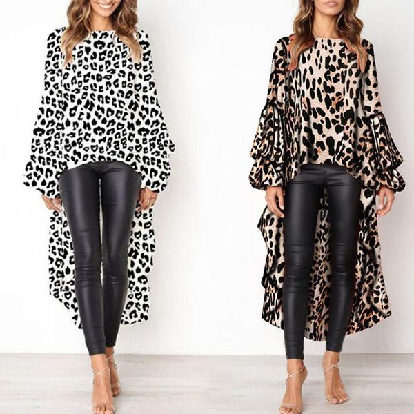 women leopard print autumn winter dress lantern sleeve irregular dress casual streetwear draped dresses leopard vestidos1, Black;gray
women leopard print autumn winter dress lantern sleeve irregular dress casual streetwear draped dresses leopard vestidos1, Black;gray