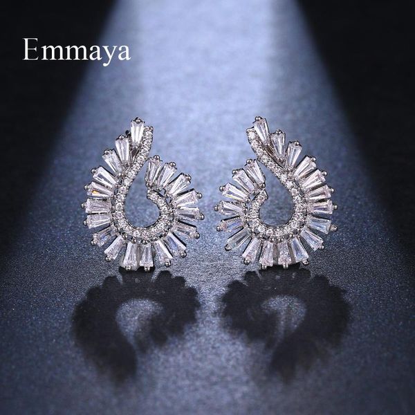 dangle & chandelier emmaya fashion symmetrical conch shape around with cubic zircon multicolor stud earring for female personality in dinner, Silver
dangle & chandelier emmaya fashion symmetrical conch shape around with cubic zircon multicolor stud earring for female personality in dinner, Silver