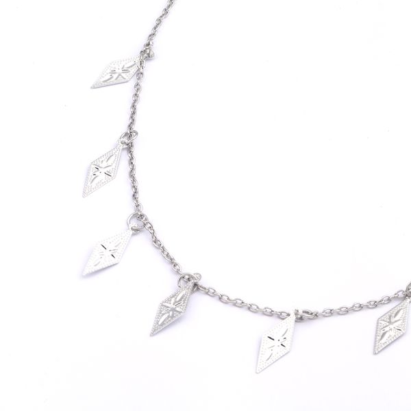 new arrived multiple geometric rhombus tassel necklaces & pendants for women valentines day clavicle chain necklaces, Silver
new arrived multiple geometric rhombus tassel necklaces & pendants for women valentines day clavicle chain necklaces, Silver