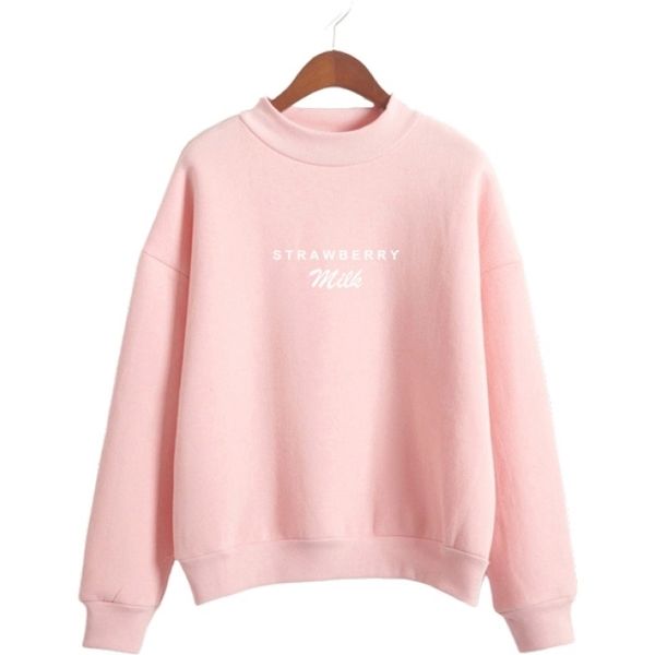 women hoodies and sweatshirts letter print long sleeve turtleneck pullover tracksuits for korean style female casual loose 201203, Black
women hoodies and sweatshirts letter print long sleeve turtleneck pullover tracksuits for korean style female casual loose 201203, Black