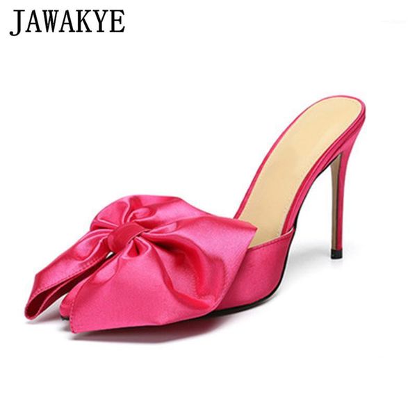 new arrival silk butterfly-knot slippers women genuine leather pointed toe high heel sandals runway style mules shoes woman1, Black
new arrival silk butterfly-knot slippers women genuine leather pointed toe high heel sandals runway style mules shoes woman1, Black
