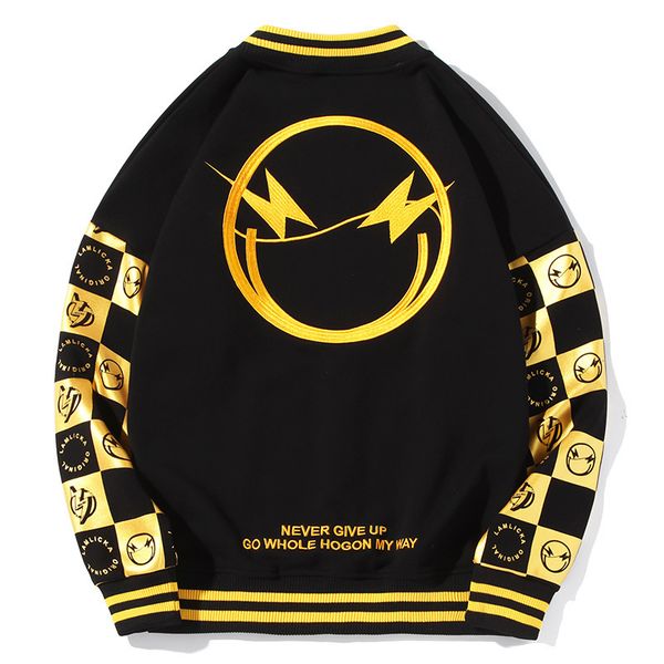 new 2020 arrival male embroidered collar baseball uniform velo loose coat big casual cotton mark bomber clothes man jacket u31w, Black;brown
new 2020 arrival male embroidered collar baseball uniform velo loose coat big casual cotton mark bomber clothes man jacket u31w, Black;brown