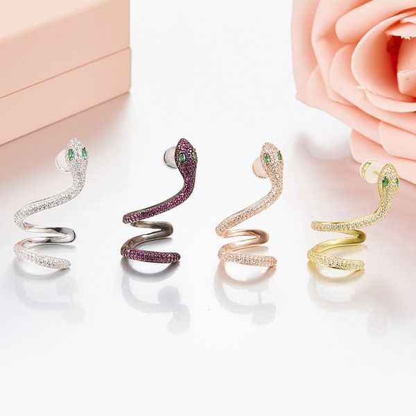 925 sterling silver cz stone gold plated green eyes snake ear clip for women luxury designer new fashion jewelry
925 sterling silver cz stone gold plated green eyes snake ear clip for women luxury designer new fashion jewelry