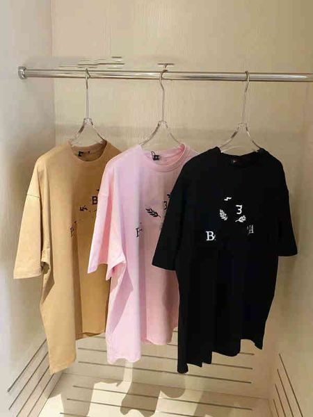 2022 factory wholesale new summer fashion ba + wheat round neck printed short sleeve t-shirt loose casual breathable couple, White
2022 factory wholesale new summer fashion ba + wheat round neck printed short sleeve t-shirt loose casual breathable couple, White