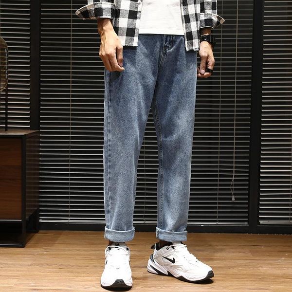 boutique loose jeans trousers of new winter straight wide-legged trousers fashion men's men's jeans, 2020, Blue
boutique loose jeans trousers of new winter straight wide-legged trousers fashion men's men's jeans, 2020, Blue