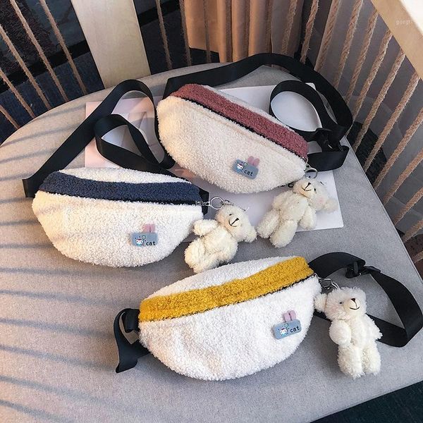 waist bags 2021 women's bag cute mini fashion plush messenger chest japanese style simple running student1
waist bags 2021 women's bag cute mini fashion plush messenger chest japanese style simple running student1