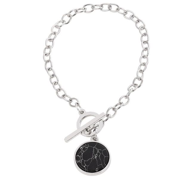 charm bracelets 2021 fashion minimalist round marble pendants hiphop chain bracelet for women girls men couple gifts jewelry, Golden;silver
charm bracelets 2021 fashion minimalist round marble pendants hiphop chain bracelet for women girls men couple gifts jewelry, Golden;silver