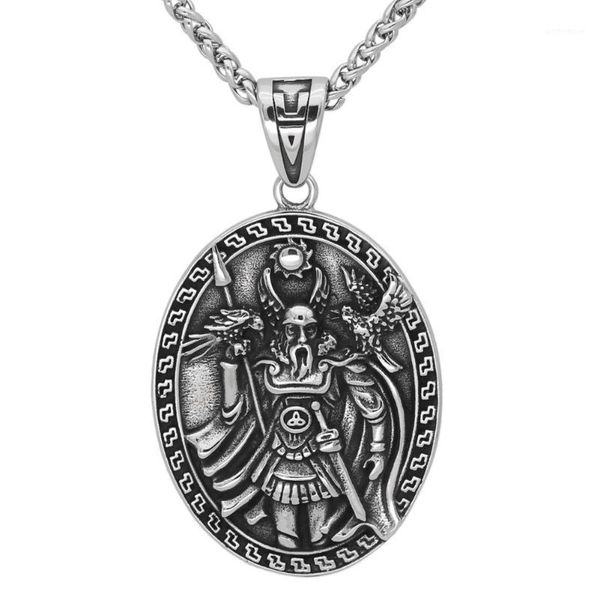 pendant necklaces nordic viking amulet odin face wolf geri freki raven stainless steel necklace with valknut rune gift bag1, Silver
pendant necklaces nordic viking amulet odin face wolf geri freki raven stainless steel necklace with valknut rune gift bag1, Silver