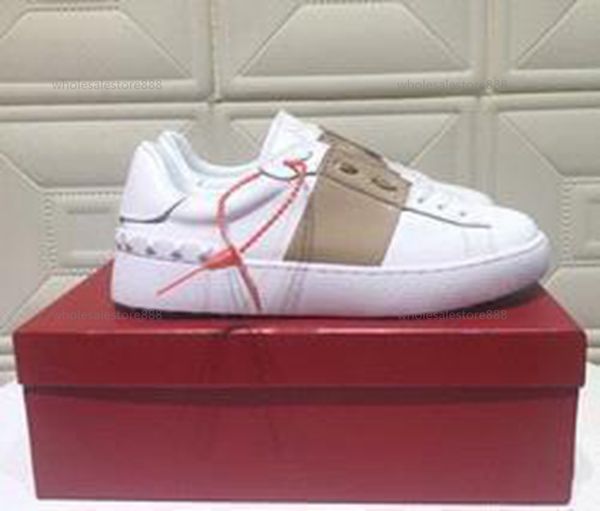 u622 40/41/42/43/44 white genuine leather sneakers men women causal shoes luxury fashion runway vogue, Black;red
u622 40/41/42/43/44 white genuine leather sneakers men women causal shoes luxury fashion runway vogue, Black;red