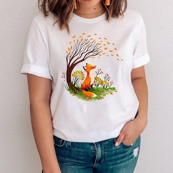 women graphic mujer camisetas clothing printing fox cartoon animal clothes lady clothing tees print female tshirt t-shirt, White
women graphic mujer camisetas clothing printing fox cartoon animal clothes lady clothing tees print female tshirt t-shirt, White