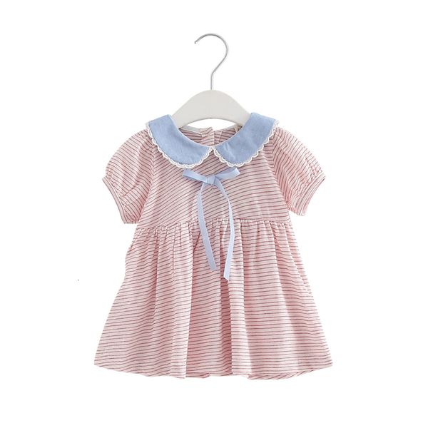 2021 new preppy style peter pan collar striped baby summer for cotton infant es toddler girls clothes 0-2t 2 color rqic, Red;yellow
2021 new preppy style peter pan collar striped baby summer for cotton infant es toddler girls clothes 0-2t 2 color rqic, Red;yellow