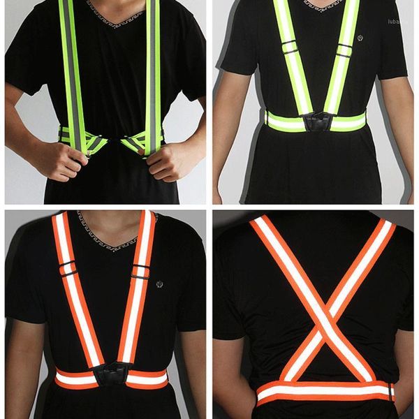 waist support fdbro reflective straps night running sport equipment riding traffic protective vests sanitation construction elastic1, Black;gray
waist support fdbro reflective straps night running sport equipment riding traffic protective vests sanitation construction elastic1, Black;gray