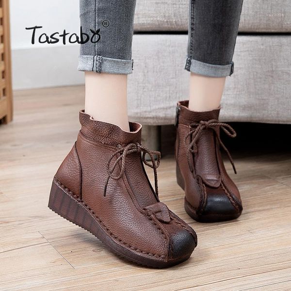 boots ankle for women shoes genuine leather lace-up 2021 round toe flat with sewing ladies a93731, Black
boots ankle for women shoes genuine leather lace-up 2021 round toe flat with sewing ladies a93731, Black