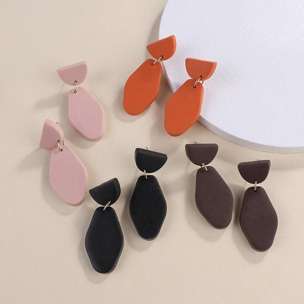 dangle & chandelier amorcome 2021 korea chic geometric irregular multicolor polymer clay earrings for women female statement brincos gifts, Silver
dangle & chandelier amorcome 2021 korea chic geometric irregular multicolor polymer clay earrings for women female statement brincos gifts, Silver