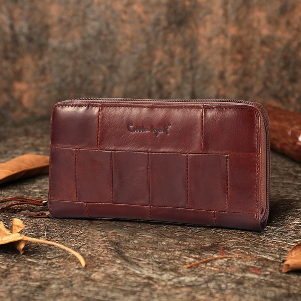 cobbler legend brand designer casual women wallet genuine leather long wallet for ladies coin card purses for female coin pocket c1115, Red;black
cobbler legend brand designer casual women wallet genuine leather long wallet for ladies coin card purses for female coin pocket c1115, Red;black
