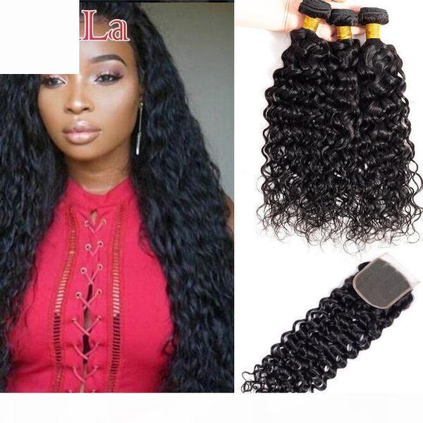 brazilian virgin hair 3 bundles with 4x4 water wave bundles with closures wet and wavy 4pieces lot hair extensions, Black;brown
brazilian virgin hair 3 bundles with 4x4 water wave bundles with closures wet and wavy 4pieces lot hair extensions, Black;brown