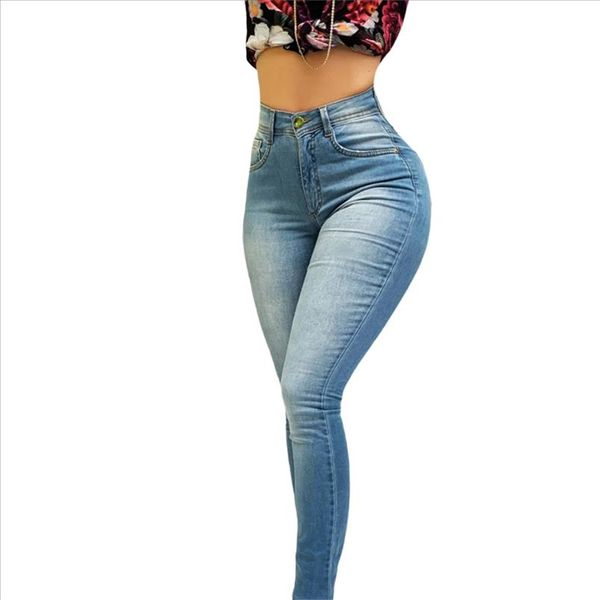 women high stretch skinny denim jeans cropped pencil pants washed high waist demin jeggings ladies spring autumn trousers jeans, Blue
women high stretch skinny denim jeans cropped pencil pants washed high waist demin jeggings ladies spring autumn trousers jeans, Blue