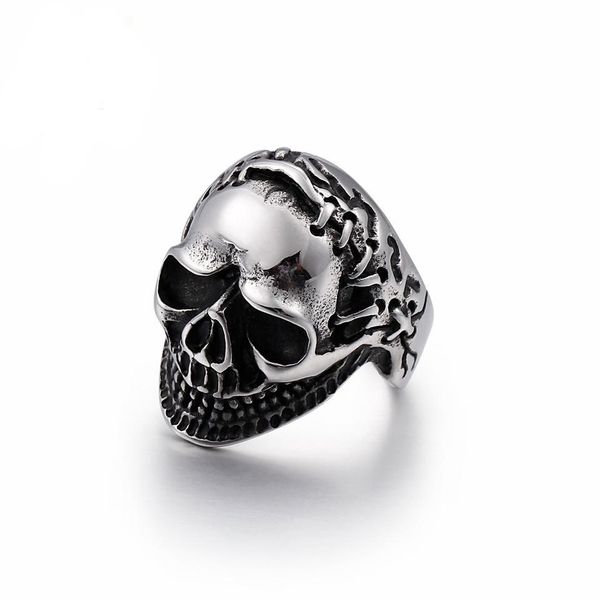 fognet gothic стиль череп головы шарм мужские кольца личности из нержавеющей стали панк кольцо мужская мода аксессуары вечеринка ювелирные и, Bronze;silver
fognet gothic стиль череп головы шарм мужские кольца личности из нержавеющей стали панк кольцо мужская мода аксессуары вечеринка ювелирные и, Bronze;silver