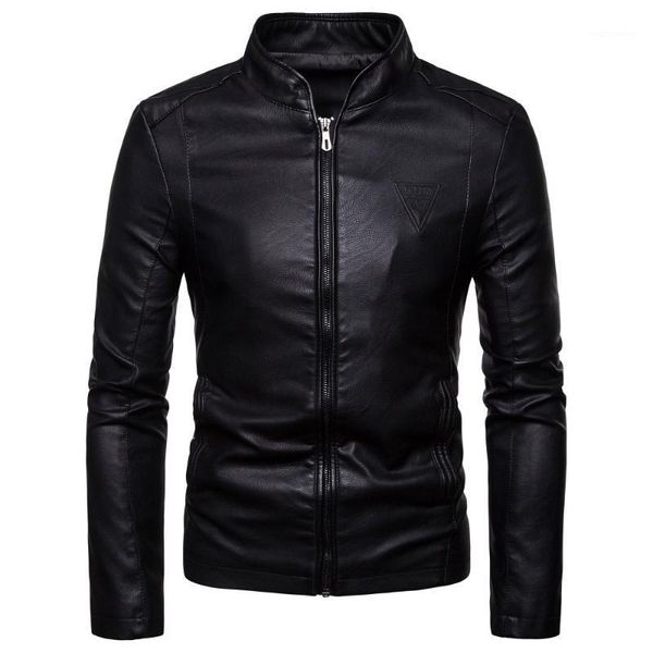 wordless autumn winter mens zipper pu leather jacket casual motorcycle leather jacket men leisure clothing slim1, Black
wordless autumn winter mens zipper pu leather jacket casual motorcycle leather jacket men leisure clothing slim1, Black