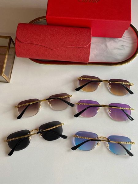 men women design sunglasses fashion oval sun glasses uv protection lens coating grey brown lens frameless color plated frame with case, White;black
men women design sunglasses fashion oval sun glasses uv protection lens coating grey brown lens frameless color plated frame with case, White;black