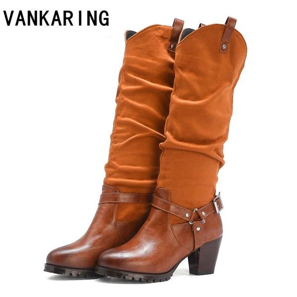 boots 2021 retro shoes women buckle punk knee high round toe platform autumn winter ladies big size, Black
boots 2021 retro shoes women buckle punk knee high round toe platform autumn winter ladies big size, Black