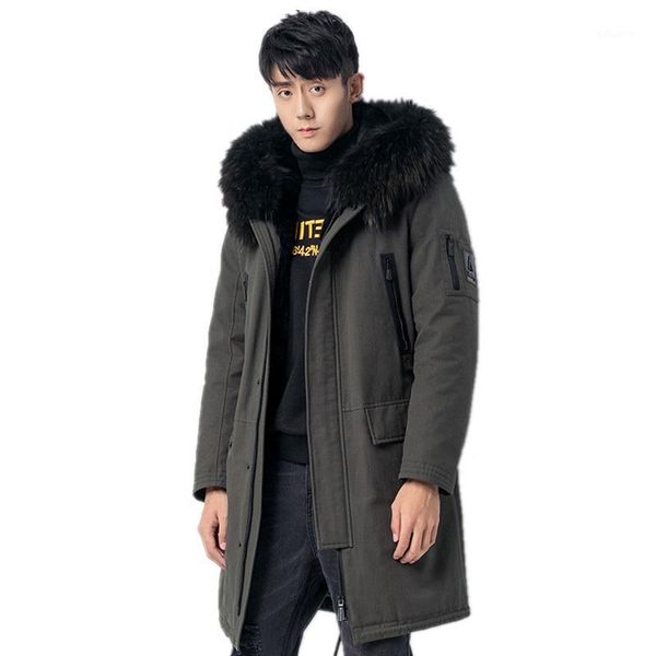 real fur coat natural liner warm parka men's winter jacket raccoon fur collar long coats plus size z1818800 my18391, Black
real fur coat natural liner warm parka men's winter jacket raccoon fur collar long coats plus size z1818800 my18391, Black