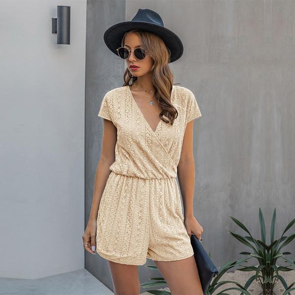 2020 new summer fashion slim lace playsuits women casual solid elastic waist ruffles playsuits, Black;white
2020 new summer fashion slim lace playsuits women casual solid elastic waist ruffles playsuits, Black;white
