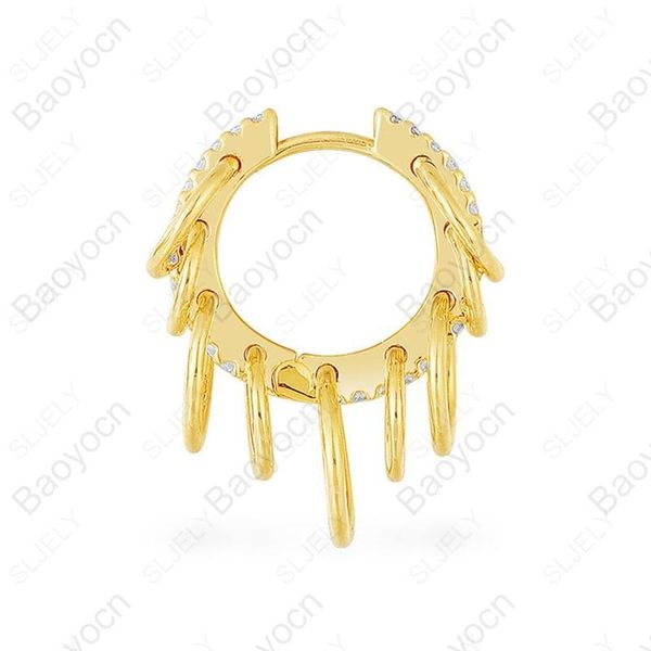 baoyocn fashion puck rock 1pc 925 sterling silver yellow gold color multi rings small ear bone cuff zircon clip earring jewelry, Golden;silver
baoyocn fashion puck rock 1pc 925 sterling silver yellow gold color multi rings small ear bone cuff zircon clip earring jewelry, Golden;silver