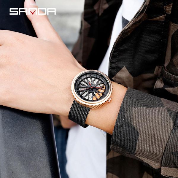 sanda 2020 new men business watches racing roulette waterproof quartz analog wristwatch full steel male clock relogio masculino bbytkl, Silver
sanda 2020 new men business watches racing roulette waterproof quartz analog wristwatch full steel male clock relogio masculino bbytkl, Silver