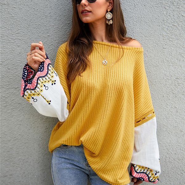 2021 new vintage embroidered lantern sleeve patchwork pullover women spring autumn pull femme streetwear oversized sweater 8cw9, Black;gray
2021 new vintage embroidered lantern sleeve patchwork pullover women spring autumn pull femme streetwear oversized sweater 8cw9, Black;gray