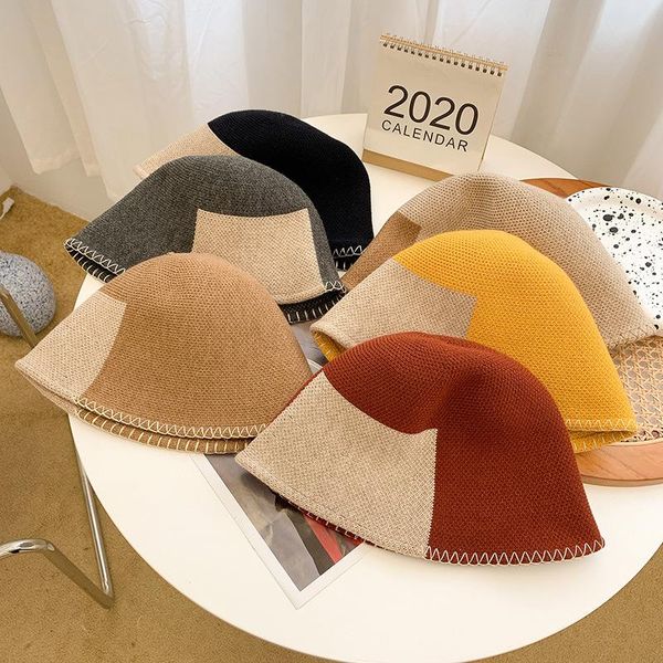 winter warm thicken wool splice bucket hat fisherman hat outdoor travel sun cap for women knit hats, Blue;gray
winter warm thicken wool splice bucket hat fisherman hat outdoor travel sun cap for women knit hats, Blue;gray